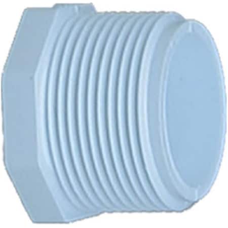 Genova 31814 1.25 in. Male Pipe Thread Plug- White 544239